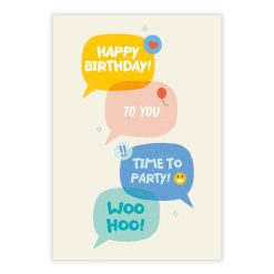 Alternative view of Hallmark - Text Message Bubbles Birthday eCard