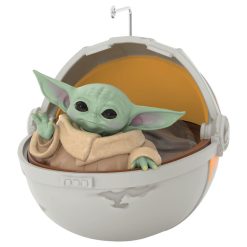 Hallmark - Star Wars: The Mandalorian Grogu in Hovering Pram Ornament