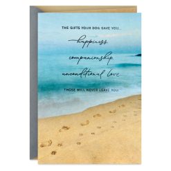 Hallmark - A Faithful Friend to Treasure Sympathy Card for Loss of Dog