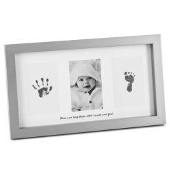 Hallmark - Blessed Baby Handprint and Footprint Picture Frame Kit, 4x6