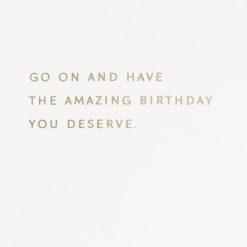 Alternative view of Hallmark - You Deserve an Amazing Day Birthday Card