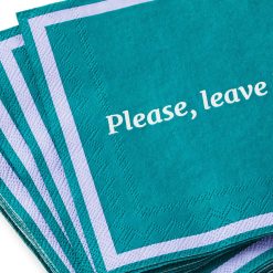 Alternative view of Hallmark - Drinks on Me Please Leave Funny Party Napkins, Pack of 20