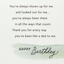 Alternative view of Hallmark - You're Like a Dad to Me Birthday Card for Him