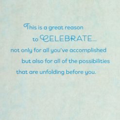 Alternative view of Hallmark - Unfolding Possibilities Retirement Card