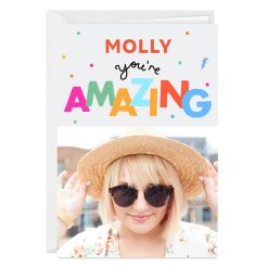 Hallmark - Personalized You're Amazing Photo Card
