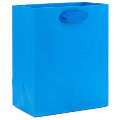 Hallmark - 6.5" Solid Royal Blue Small Gift Bag