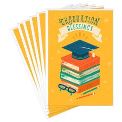 Hallmark - Blessings and Bright Future Graduation Cards, Pack of 6