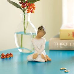 Alternative view of Hallmark - Willow Tree Serenity Sitting Girl Figurine, 3.5