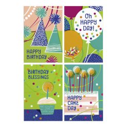 Hallmark - Oh Happy Day Assorted Religious Birthday Cards, Box of 12