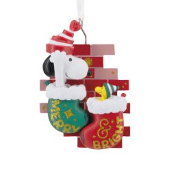 Hallmark - Peanuts Snoopy and Woodstock Merry & Bright Hallmark - Ornament