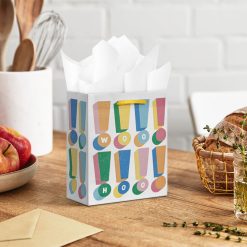 Alternative view of Hallmark - 6.5" Woo Hoo Colorful Exclamations Small Gift Bag