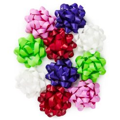 Hallmark - 3.5" Assorted Bright Colors 10-Pack Gift Bows