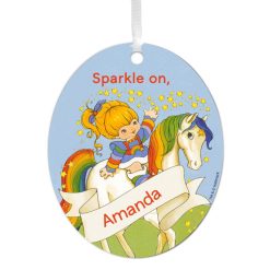 Hallmark - Rainbow Brite Metal Personalized Ornament, Custom Text