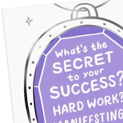 Alternative view of Hallmark - Secret to Your Success Funny Congratulations Card