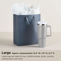 Alternative view of Hallmark - 10.4 Happy Birthday Floral on Pink Large Square Gift Bag