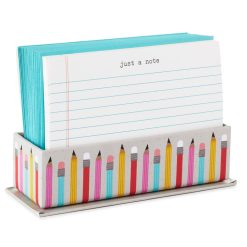 Hallmark - School Fun Flat Note Cards in Caddy, Box of 40