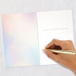 Alternative view of Hallmark - Cheers to a Lifetime of Happiness Wedding Card