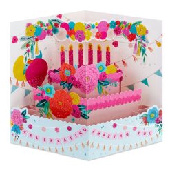 Alternative view of Hallmark - Celebrating Amazing You 3D Pop-Up Birthday Card
