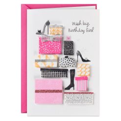 Hallmark - Never Too Many Wishes...or Shoes Birthday Card
