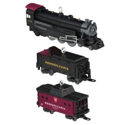 Hallmark - Mini Lionel Pennsylvania Steam Locomotive Set Ornaments, Set of 3