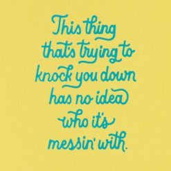 Alternative view of Hallmark - You're Strong as Hell Encouragement Card