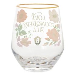 Alternative view of Hallmark - Bridgerton Love Conquers All Stemless Wine Glass