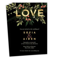 Hallmark - Botanical Love Flat Wedding Invitation