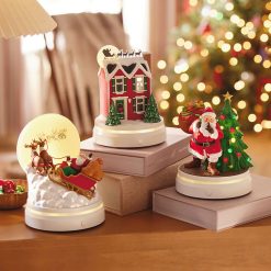 Alternative view of Hallmark - The Night Before Christmas Interactive Figurines With Light and Sound, Set of 3