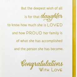 Alternative view of Hallmark - So Proud, So Loved Graduation Card for Daughter