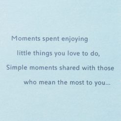 Alternative view of Hallmark - Wishing You the Best Moments Birthday Card for Brother-in-Law