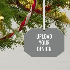 Alternative view of Hallmark - Design-Your-Own Horizontal Rectangle Metal Personalized Ornament, Custom Photo