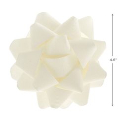Alternative view of Hallmark - 4.6" Cream Grosgrain Ribbon Gift Bow