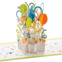Hallmark - Big-Time Celebration Balloons 3D Pop-Up Card