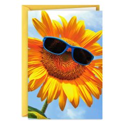 Hallmark - Sunflower in Sunglasses Thinking of You Card