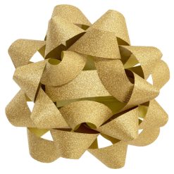 Hallmark - 4.6" Sparkling Gold Gift Bow
