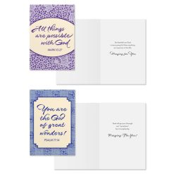 Alternative view of Hallmark - Modern Patterns Assorted Religious Praying for You Cards, Box of 12