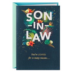 Hallmark - You're Loved for So Many Reasons Birthday Card for Son-in-Law