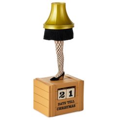 Hallmark - A Christmas Story Leg Lamp Christmas Countdown Calendar Figurine With Light
