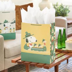 Alternative view of Hallmark - Peanuts Beagle Scouts Snoopy and Troops 2-Pack Large and XL Gift Bags