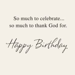 Alternative view of Hallmark - Celebrate Every Good Thing Religious Birthday Card