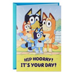 Hallmark - Bluey It's Your Day Musical Birthday Card for Kids