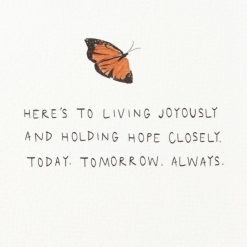 Alternative view of Hallmark - Morgan Harper Nichols Here's to Joy and Hope Encouragement Card