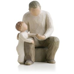Hallmark - Willow Tree Grandfather Grandchild Figurine