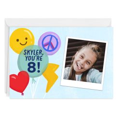 Hallmark - Personalized Balloons Celebration Photo Card