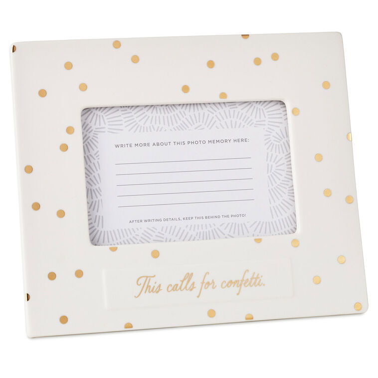Hallmark - This Calls for Confetti Picture Frame, 4x6