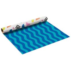 Hallmark - Abstract Neon on Black and Confetti on White Reversible Table Runner