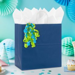 Alternative view of Hallmark - 6.5" Aqua and Light Green Curly Ribbon Gift Bow