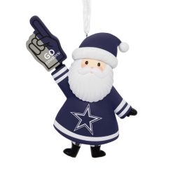 Hallmark - NFL Dallas Cowboys Santa Fan Hallmark - Ornament