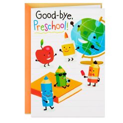 Hallmark - Classroom Characters Preschool Graduation Card for Kid