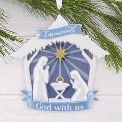 Alternative view of Hallmark - Modern Nativity Religious Hallmark - Ornament